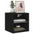 Comode TV de perete cu lumini LED, 2 buc., negru, 30x28,5x30 cm GartenMobel Dekor