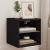 Comode TV de perete cu lumini LED, 2 buc., negru, 30x28,5x30 cm GartenMobel Dekor