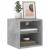 Comodă TV de perete cu lumini LED, gri beton, 30x28,5x30 cm GartenMobel Dekor