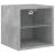 Comode TV de perete cu lumini LED 2 buc. gri beton 30x28,5x30cm GartenMobel Dekor