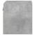 Comode TV de perete cu lumini LED 2 buc. gri beton 30x28,5x30cm GartenMobel Dekor