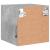 Comode TV de perete cu lumini LED 2 buc. gri beton 30x28,5x30cm GartenMobel Dekor