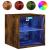 Comode TV cu lumini LED, 2 buc., stejar fumuriu, 30x28,5x30 cm GartenMobel Dekor