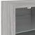 Comodă TV de perete cu lumini LED, gri sonoma 30x28,5x30 cm GartenMobel Dekor