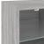 Comode TV cu lumini LED, 2 buc., gri sonoma, 30x28,5x30 cm GartenMobel Dekor