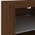 Comodă TV de perete cu lumini LED, stejar maro 30x28,5x30 cm GartenMobel Dekor