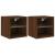 Comode TV cu lumini LED, 2 buc., stejar maro, 30x28,5x30 cm GartenMobel Dekor