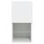 Comode TV cu lumini LED, 2 buc., alb, 30,5x30x60 cm GartenMobel Dekor