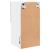 Comode TV cu lumini LED, 2 buc., alb, 30,5x30x60 cm GartenMobel Dekor