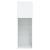 Comode TV cu lumini LED, 2 buc., alb, 30,5x30x90 cm GartenMobel Dekor