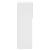 Comode TV cu lumini LED, 2 buc., alb, 30,5x30x90 cm GartenMobel Dekor