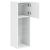 Comode TV cu lumini LED, 2 buc., alb, 30,5x30x90 cm GartenMobel Dekor