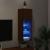 Comodă TV cu lumini LED, stejar maro, 30,5x30x90 cm GartenMobel Dekor