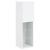 Comodă TV cu lumini LED, alb, 30,5x30x102 cm GartenMobel Dekor