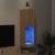 Comodă TV cu lumini LED, stejar sonoma, 30,5x30x102 cm GartenMobel Dekor
