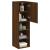 Comode TV cu lumini LED, 2 buc., stejar maro, 30,5x30x102 cm GartenMobel Dekor