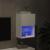 Comodă TV cu lumini LED, alb, 40,5x30x60 cm GartenMobel Dekor