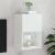 Comodă TV cu lumini LED, alb, 40,5x30x60 cm GartenMobel Dekor