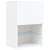 Comodă TV cu lumini LED, alb, 40,5x30x60 cm GartenMobel Dekor
