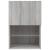 Comodă TV cu lumini LED, gri sonoma, 40,5x30x60 cm GartenMobel Dekor