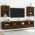 Comode TV cu lumini LED, 2 buc., stejar maro, 40,5x30x60 cm GartenMobel Dekor