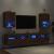 Comode TV cu lumini LED, 2 buc., stejar maro, 40,5x30x60 cm GartenMobel Dekor