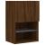 Comode TV cu lumini LED, 2 buc., stejar maro, 40,5x30x60 cm GartenMobel Dekor