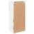 Comode TV cu lumini LED, 2 buc., alb, 40,5x30x90 cm GartenMobel Dekor