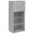 Comodă TV cu lumini LED, gri sonoma, 40,5x30x90 cm GartenMobel Dekor