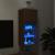 Comodă TV cu lumini LED, stejar maro, 40,5x30x90 cm GartenMobel Dekor