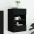 Comodă TV de perete cu lumini LED, negru, 40x30x60,5 cm GartenMobel Dekor