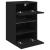Comodă TV de perete cu lumini LED, negru, 40x30x60,5 cm GartenMobel Dekor