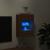 Comodă TV de perete cu lumini LED, stejar maro, 40x30x60,5cm GartenMobel Dekor