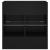 Comodă TV de perete cu lumini LED, negru, 58,5x30x60,5 cm GartenMobel Dekor