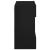 Comodă TV de perete cu lumini LED, negru, 58,5x30x60,5 cm GartenMobel Dekor