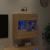 Comodă TV de perete cu LED, stejar sonoma, 58,5x30x60,5 cm GartenMobel Dekor