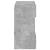 Comodă TV de perete cu lumini LED, gri beton, 58,5x30x60,5 cm GartenMobel Dekor