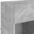 Comodă TV de perete cu lumini LED, gri beton, 58,5x30x60,5 cm GartenMobel Dekor