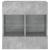 Comodă TV de perete cu lumini LED, gri beton, 58,5x30x60,5 cm GartenMobel Dekor