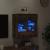 Comodă TV de perete cu LED, stejar fumuriu, 58,5x30x60,5 cm GartenMobel Dekor