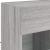 Comodă TV de perete cu lumini LED, gri sonoma, 58,5x30x60,5 cm GartenMobel Dekor