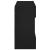 Comodă TV de perete cu lumini LED, negru, 78,5x30x60,5 cm GartenMobel Dekor