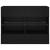 Comodă TV de perete cu lumini LED, negru, 78,5x30x60,5 cm GartenMobel Dekor