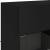 Comodă TV de perete cu lumini LED, negru, 78,5x30x60,5 cm GartenMobel Dekor
