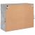 Comodă TV de perete cu lumini LED, gri beton, 78,5x30x60,5 cm GartenMobel Dekor
