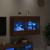 Comodă TV de perete cu lumini LED, stejar maro, 98,5x30x60,5 cm GartenMobel Dekor