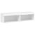 Comode TV cu lumini LED, 2 buc., alb, 60x30x30 cm GartenMobel Dekor