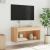Comodă TV cu lumini LED, stejar sonoma, 60x30x30 cm GartenMobel Dekor