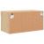 Comodă TV cu lumini LED, stejar sonoma, 60x30x30 cm GartenMobel Dekor