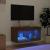 Comodă TV cu lumini LED, stejar maro, 60x30x30 cm GartenMobel Dekor
